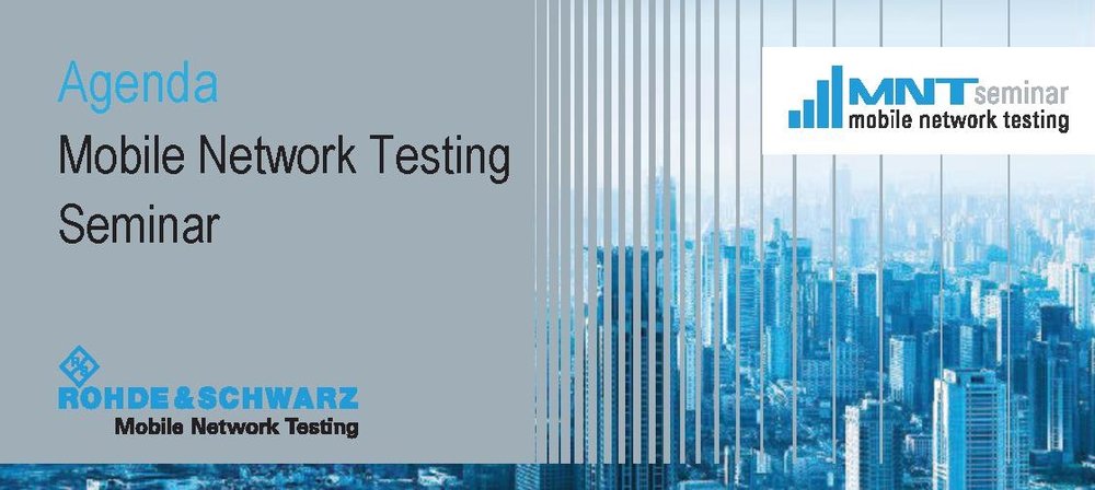 INVITATION – Séminaire Mobile Network Testing gratuit